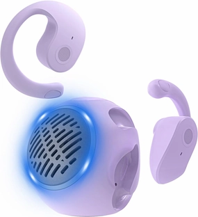 Out of Ear Open Ear Headphones Wireless Ear OWS Hanging Earphones 5.4 Bluetooth Air Bone Conduction Around Over The Ear Speaker with Wireless Earbuds Outside The Ear Headphones Ear buds with Ear Loops