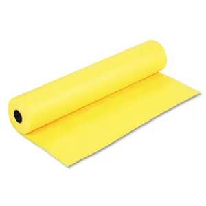 Pacon® Rainbow Duo-Finish Colored Kraft Paper, 35 lb Wrapping Weight, 36" x 1,000 ft, Canary