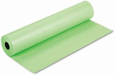 Pacon 63120 Rainbow Duo-Finish Colored Kraft Paper, 35 lbs., 36" x 1000 ft, Lite Green
