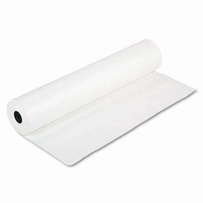 Pacon® Rainbow Duo-Finish Colored Kraft Paper, 35 lb Wrapping Weight, 36" x 1,000 ft, White