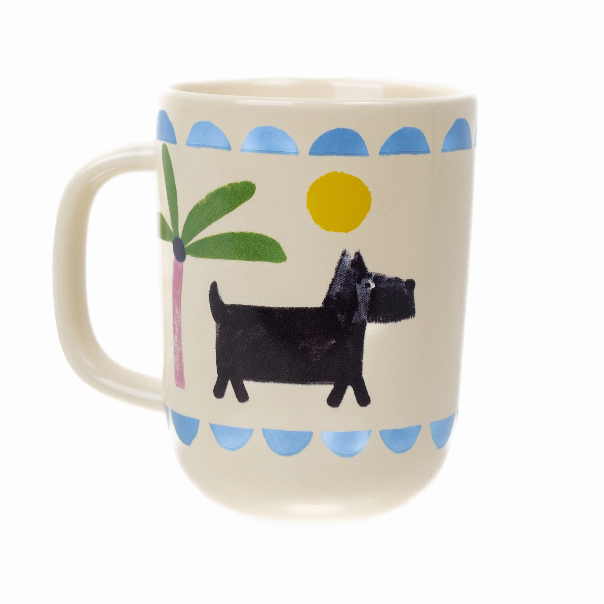 Painted Dog Mug