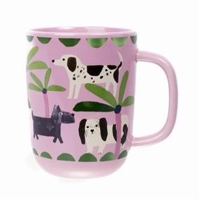 Painted Dog Mug