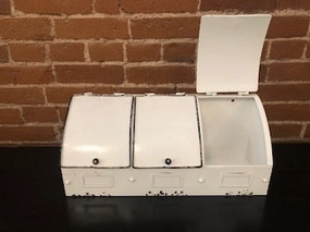 Painted Kitchen Bin