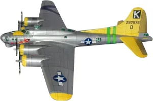 Paper B-17 Flying Fortress Heavy Bomber Aircraft 1:47 Model Simulation Fighter Military Science Exhibition Model (Unassembled Kit) Model Collection