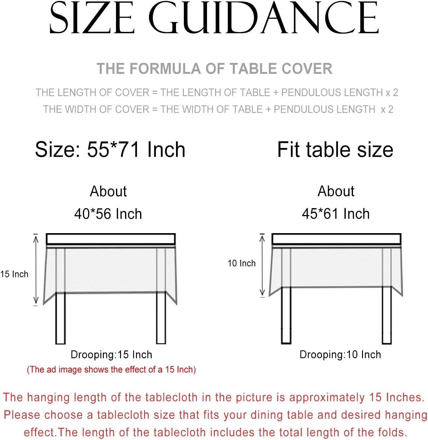 patdrea Floral Linen Table Cloth Durable Breathable Tabletop Cover Decorative Kitchen Dining Tablecloth for Rectangular Square Tables for Parties,Holiday,Christmas,55"*71"