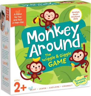 Peaceable Kingdom Monkey Around First Game for Toddlers Interactive play with Parent Ages 2 