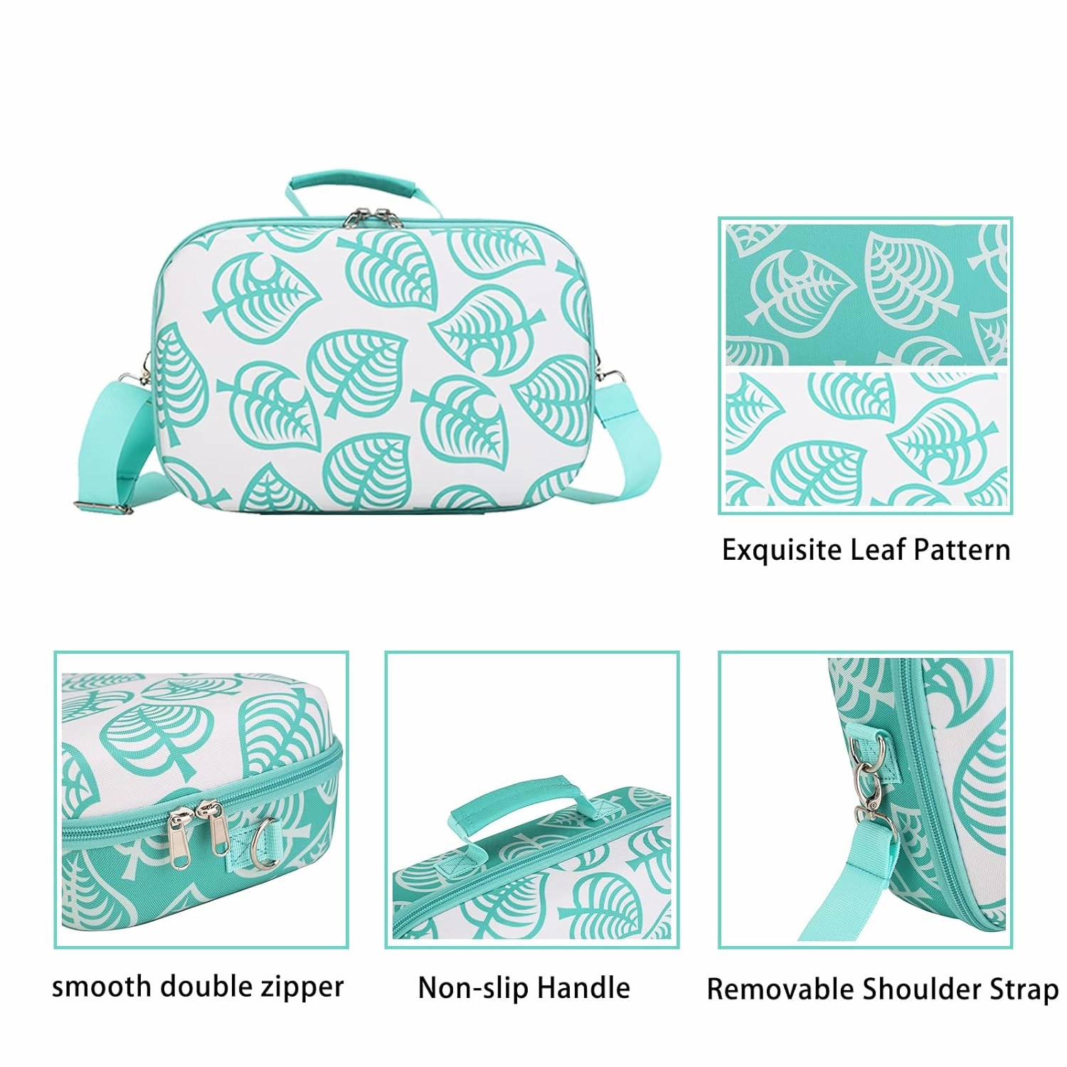 Pemalin Carrying Travel Case for Nintendo Switch / OLED Model, Hard Shell Storage Case for Switch Console and Full Set of Accessories, with Mesh Pocket and 18 Card Slots.