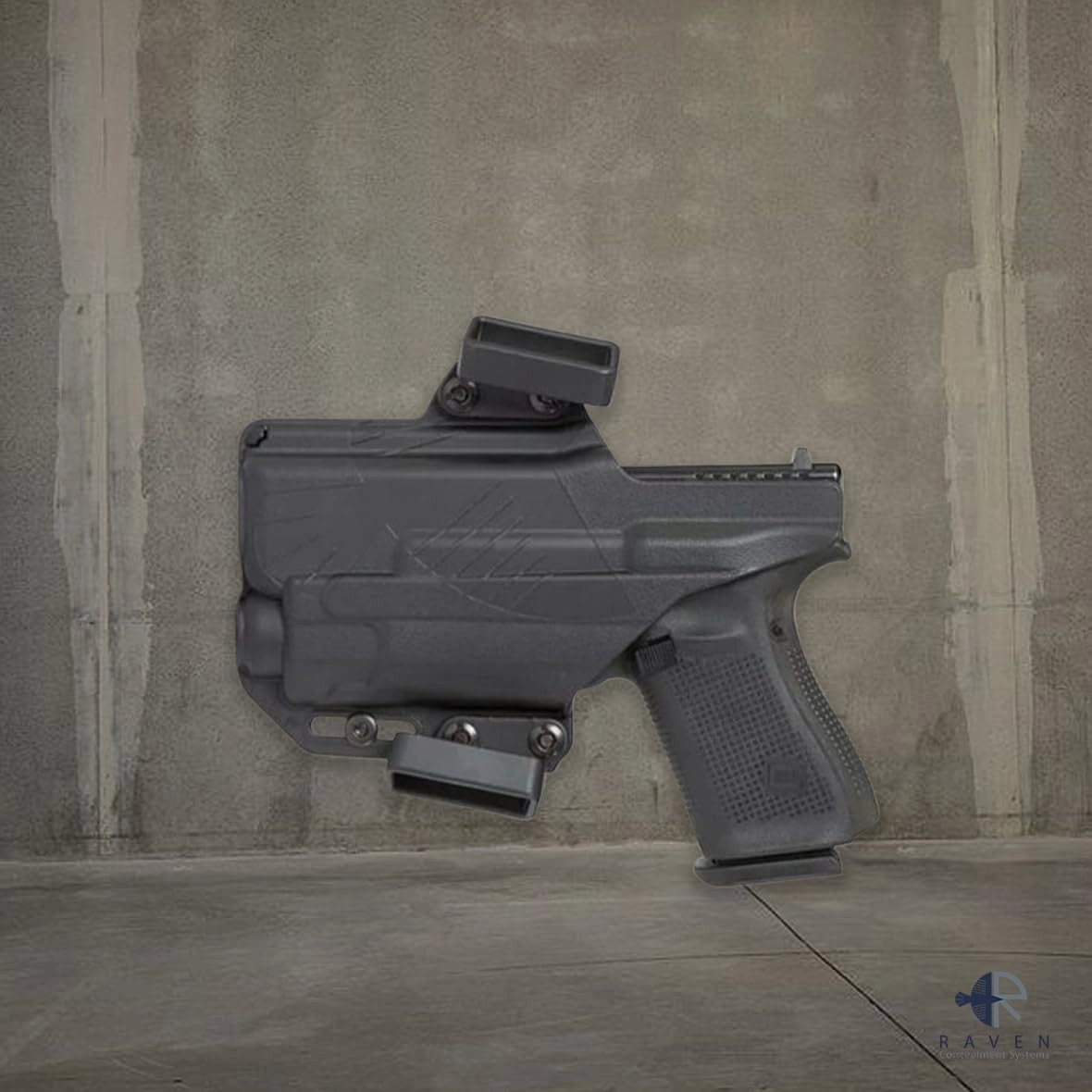 Perun Gun Holster | Open Carry Outside Waistband OWB Strongside Pistol Holster