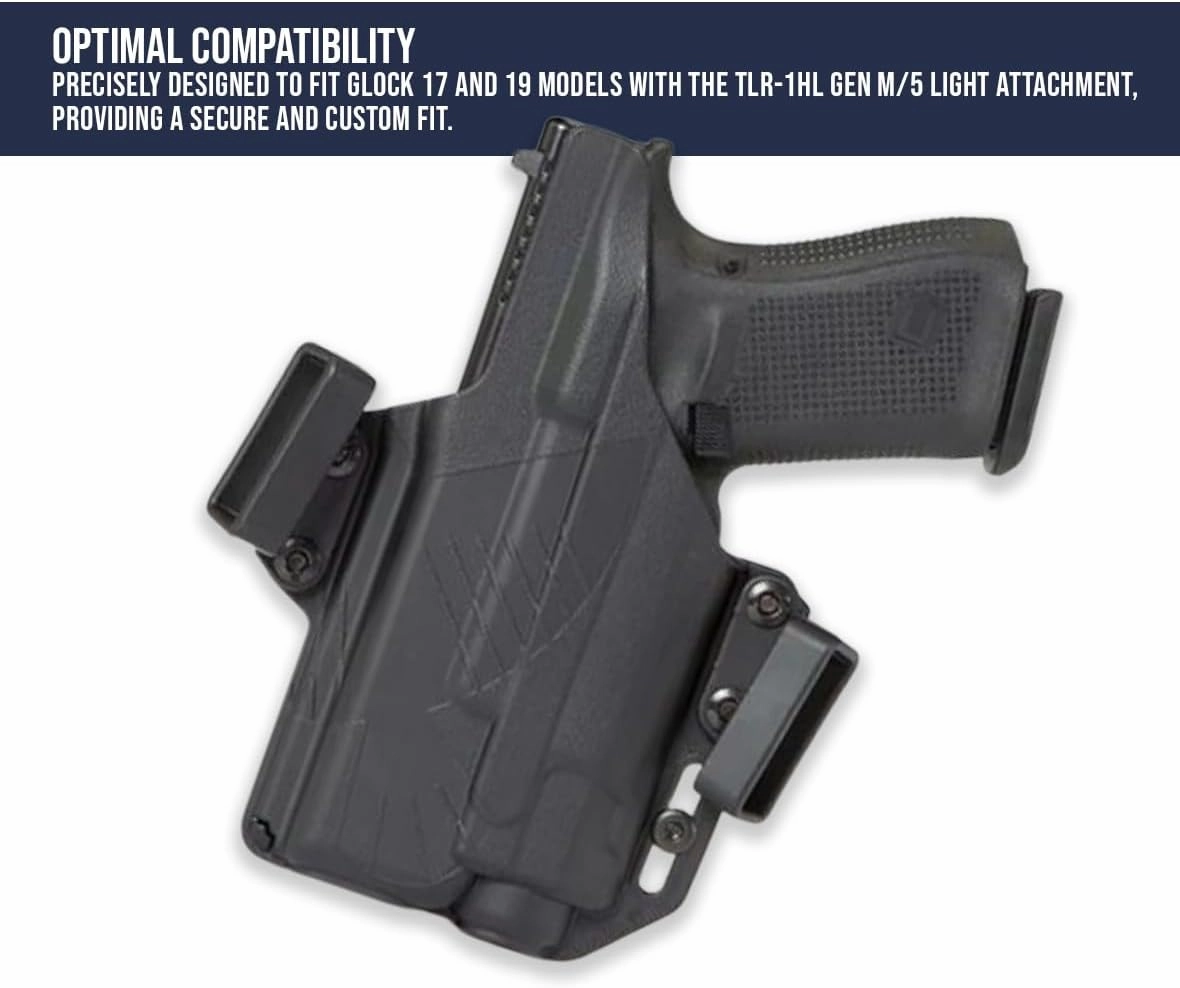 Perun Gun Holster | Open Carry Outside Waistband OWB Strongside Pistol Holster