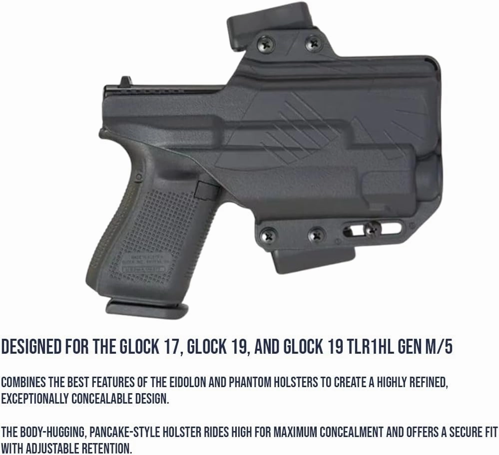Perun Gun Holster | Open Carry Outside Waistband OWB Strongside Pistol Holster