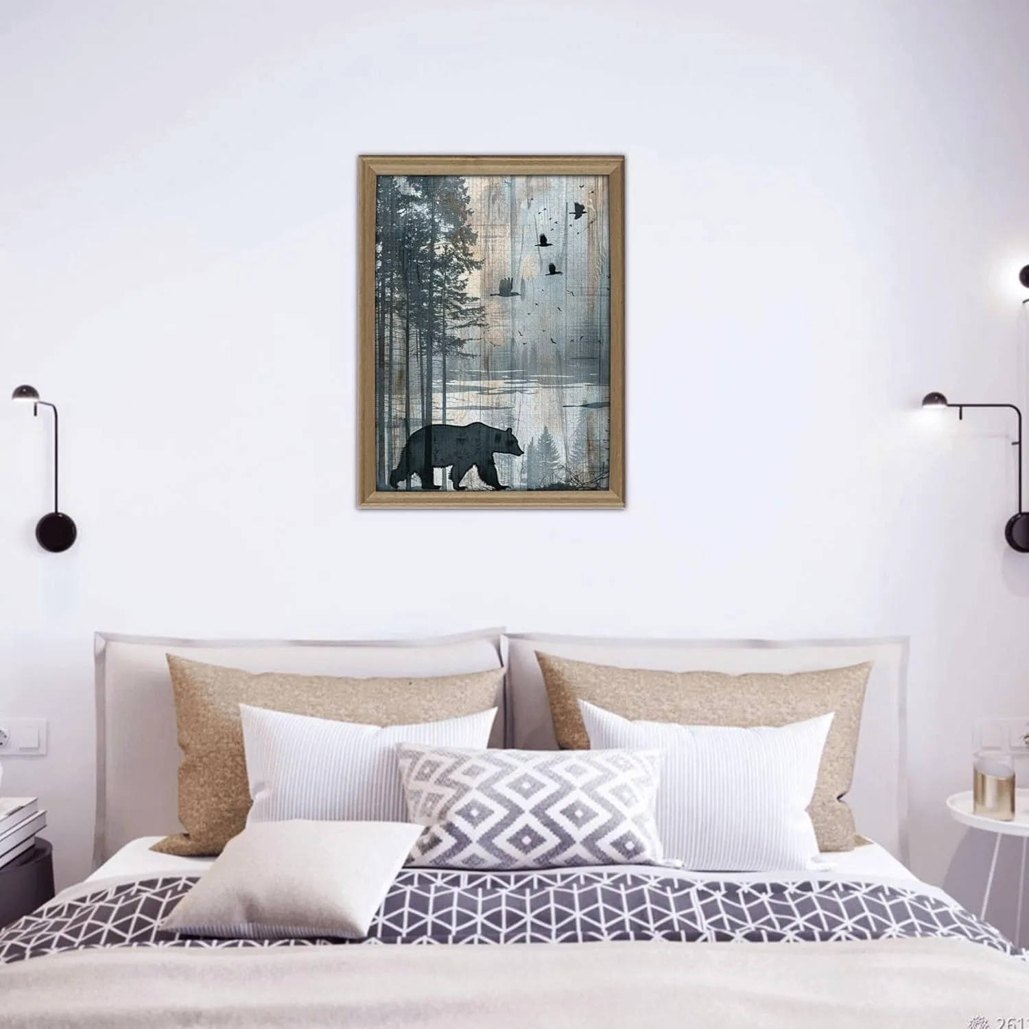 Polar Bear，1000-Piece Wooden Jigsaw Puzzle for Adults, Scenery Photography，Pieces Fit Together Perfectly，Ideal for Relaxation and Family Fun，Challenging Brain Exercise，Gifts for Friend