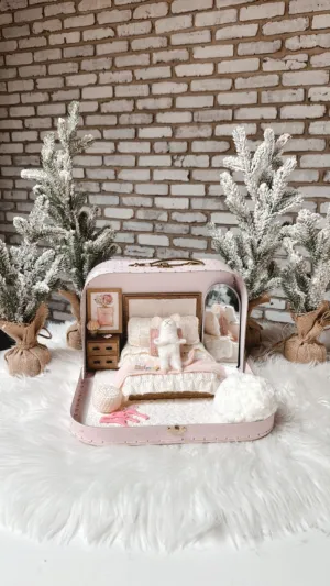 Portable Dollhouse Suitcase