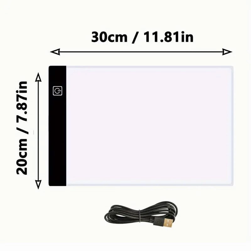 Portable A4 LED Copy Board Light Tracing Pad