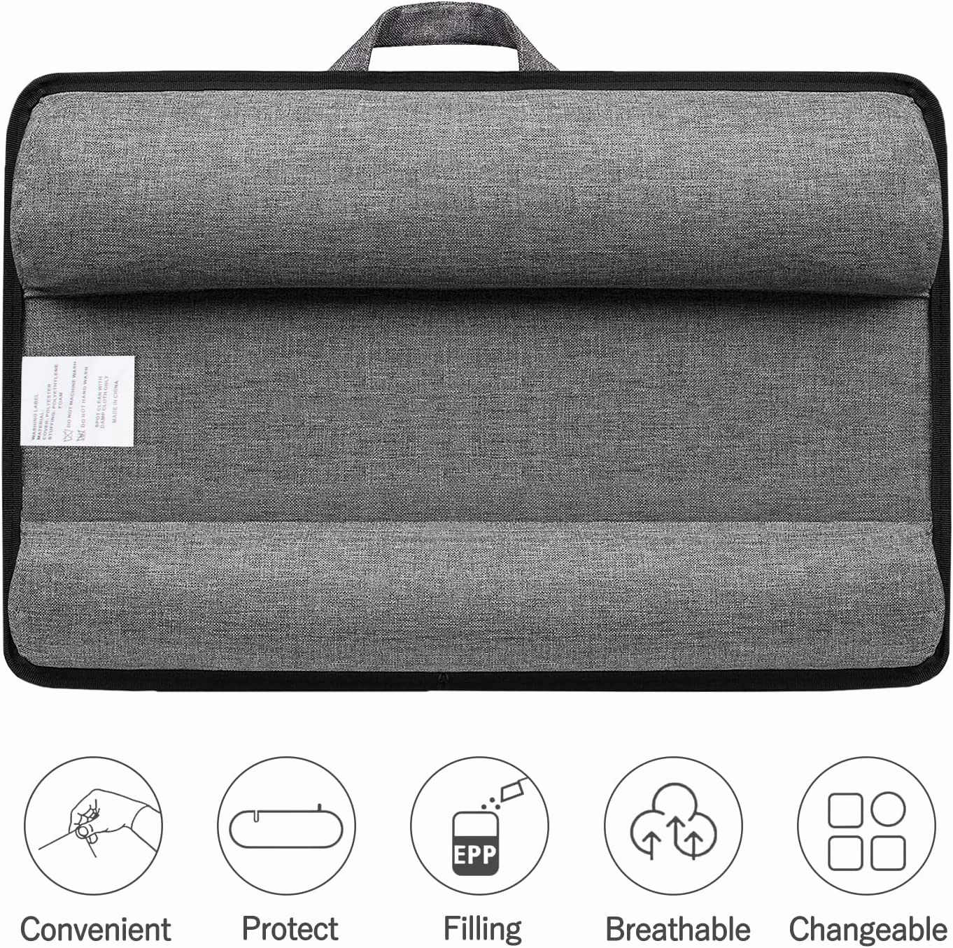 Portable Laptop Desk With Device Ledge, Mouse Pad, And Phone Holder (Silver, 40Cm)