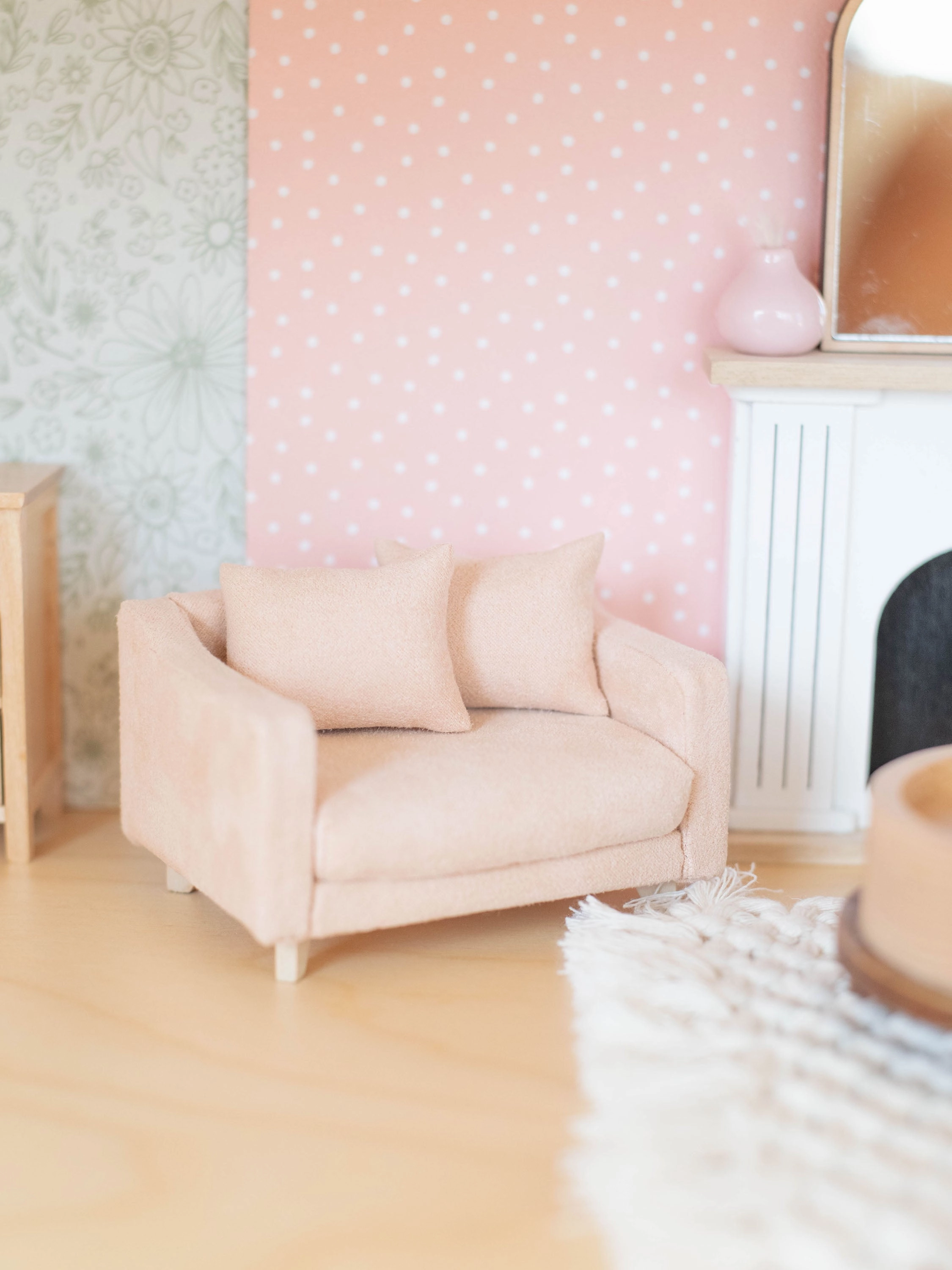PREORDER Adelaide Scoop Arm Accent Chair | Barely Blush