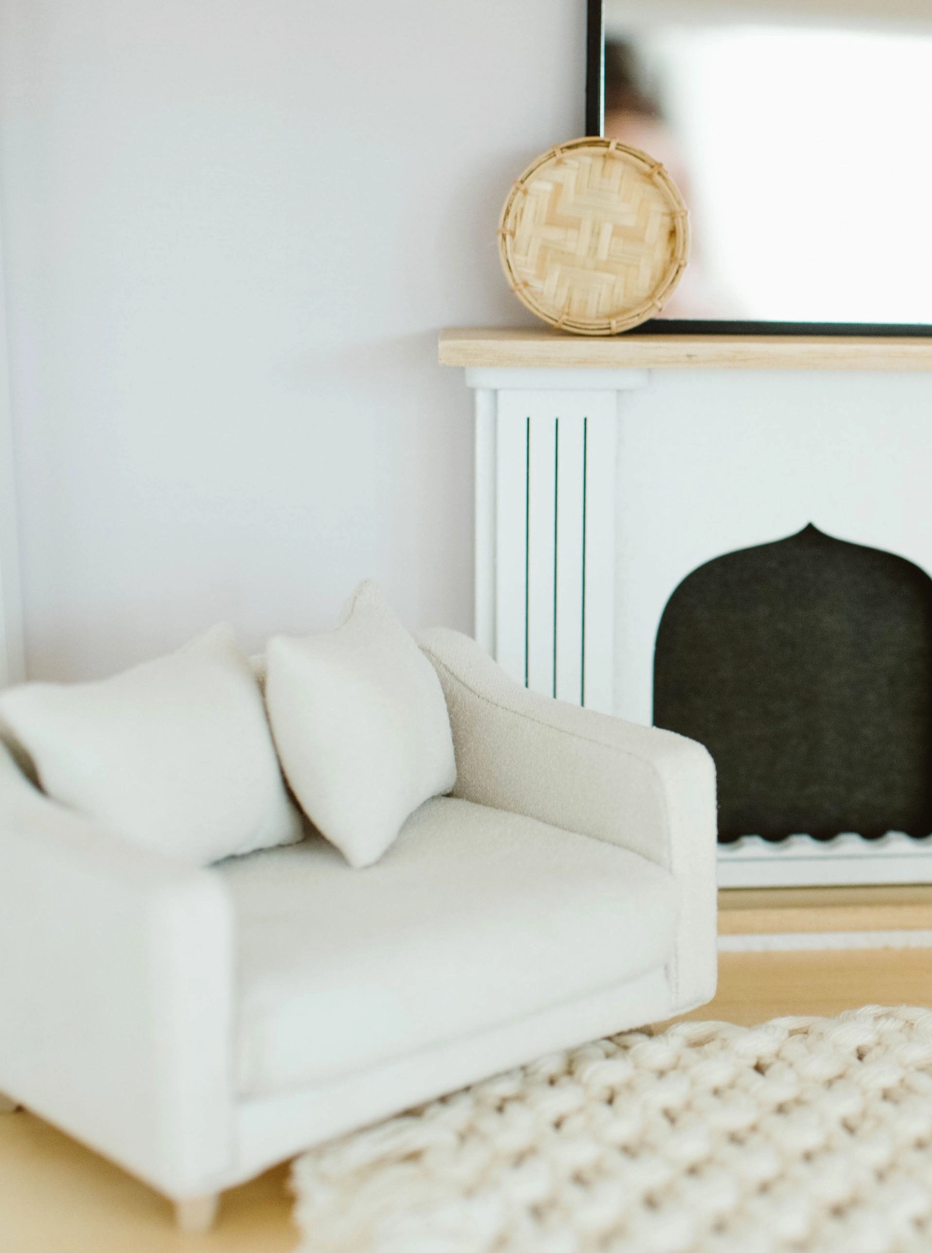 PREORDER Adelaide Scoop Arm Accent Chair | Pearl White