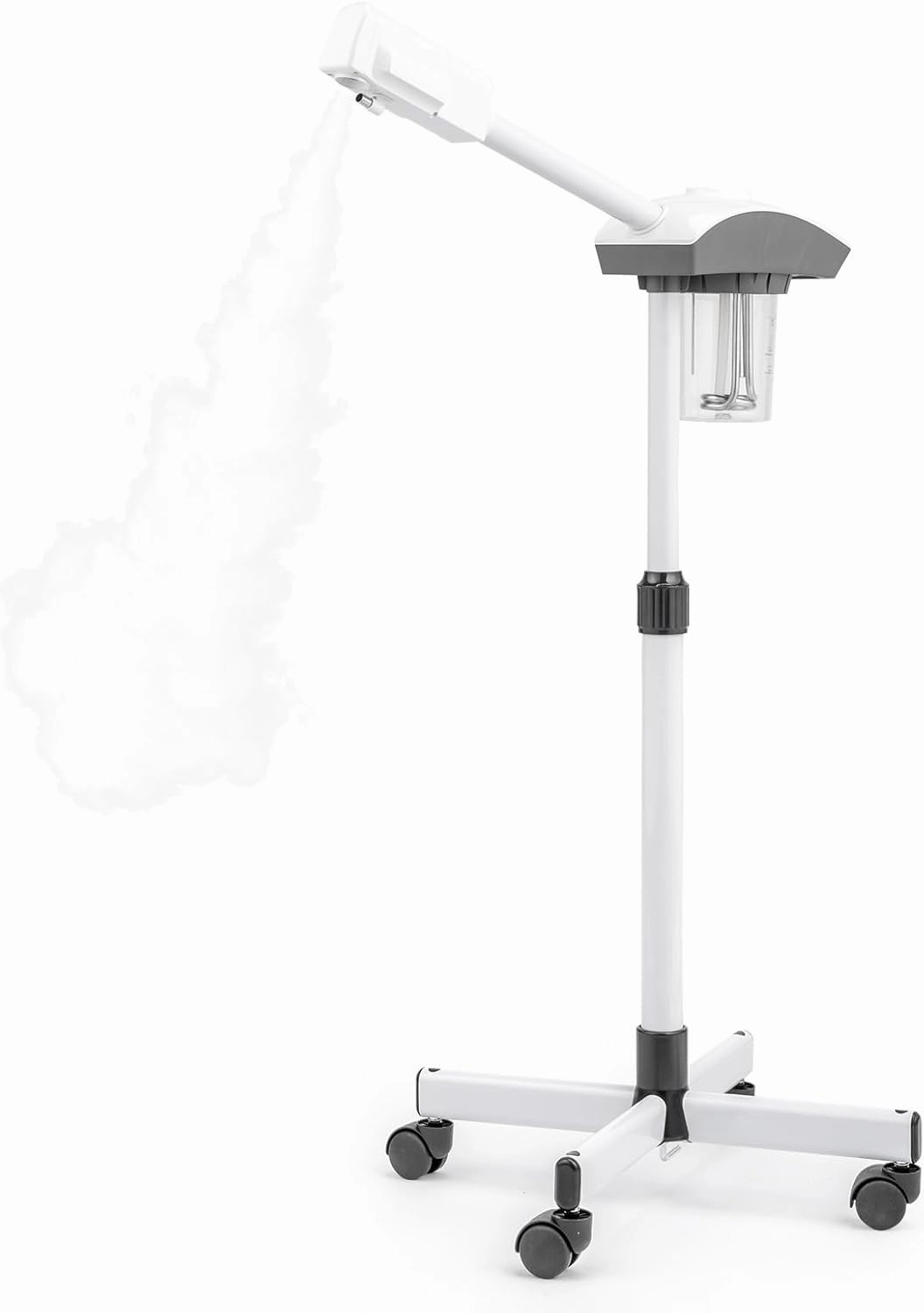 Professional Face Steamer with Hot Mist Ozone Function, Face Steamer for Facial Deep Cleaning for Home and Salon Spa Use, 360° Rotatable Nozzle & Adjustable Height