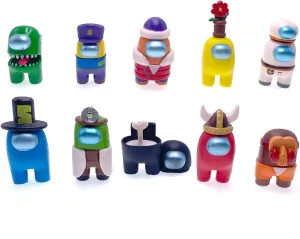 PVC Action Figures Model Toys Computer Desktop Dolls Gifts Set Kids Toy (10Pcs)