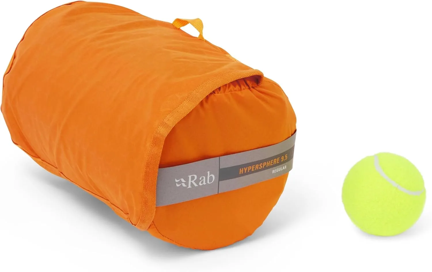 Rab Hypersphere 9.5 Lightweight Down-Insulated Sleeping Pad for Climbing, Expeditions, & Mountaineering - Marmalade - Regular