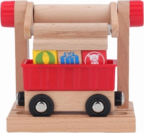 Railway Scene Track Expansion Set, Rotating Grabber Railway Toy Sets for Boys Girls
