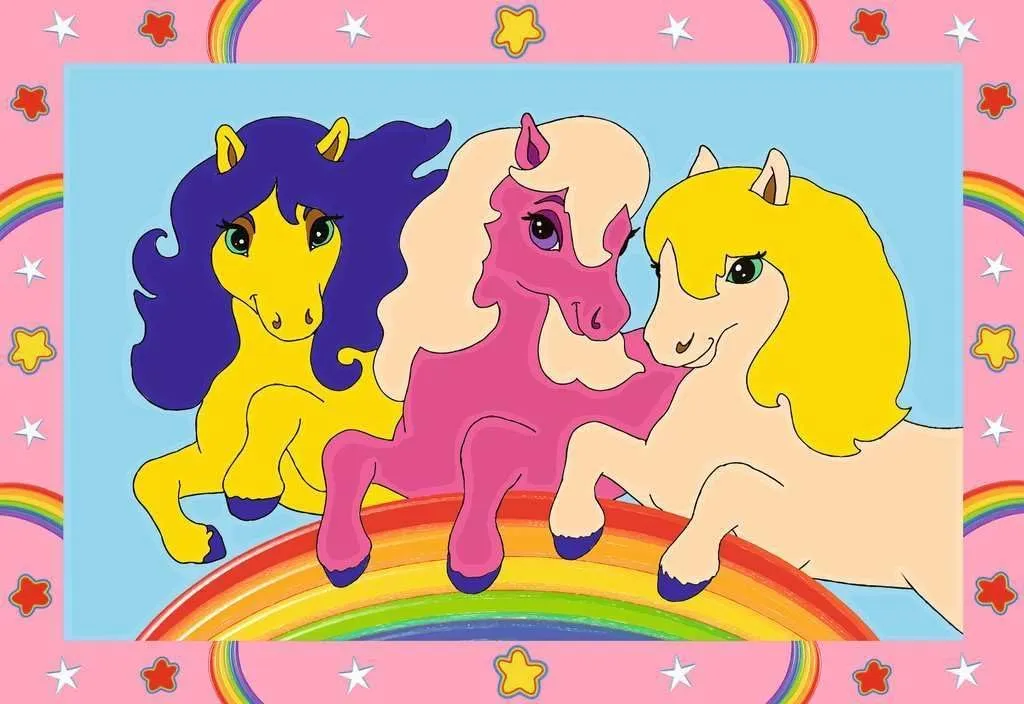 Ravensburger CreArt 27773 - Cute Ponies - Painting by Numbers Horses for Children from 5 Years, Painting Set with Frame, Brush and Acrylic Paints, Gift for Girls and Boys