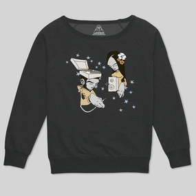 RCA LOVE WOMEN'S SCOOP NECK SWEATSHIRT