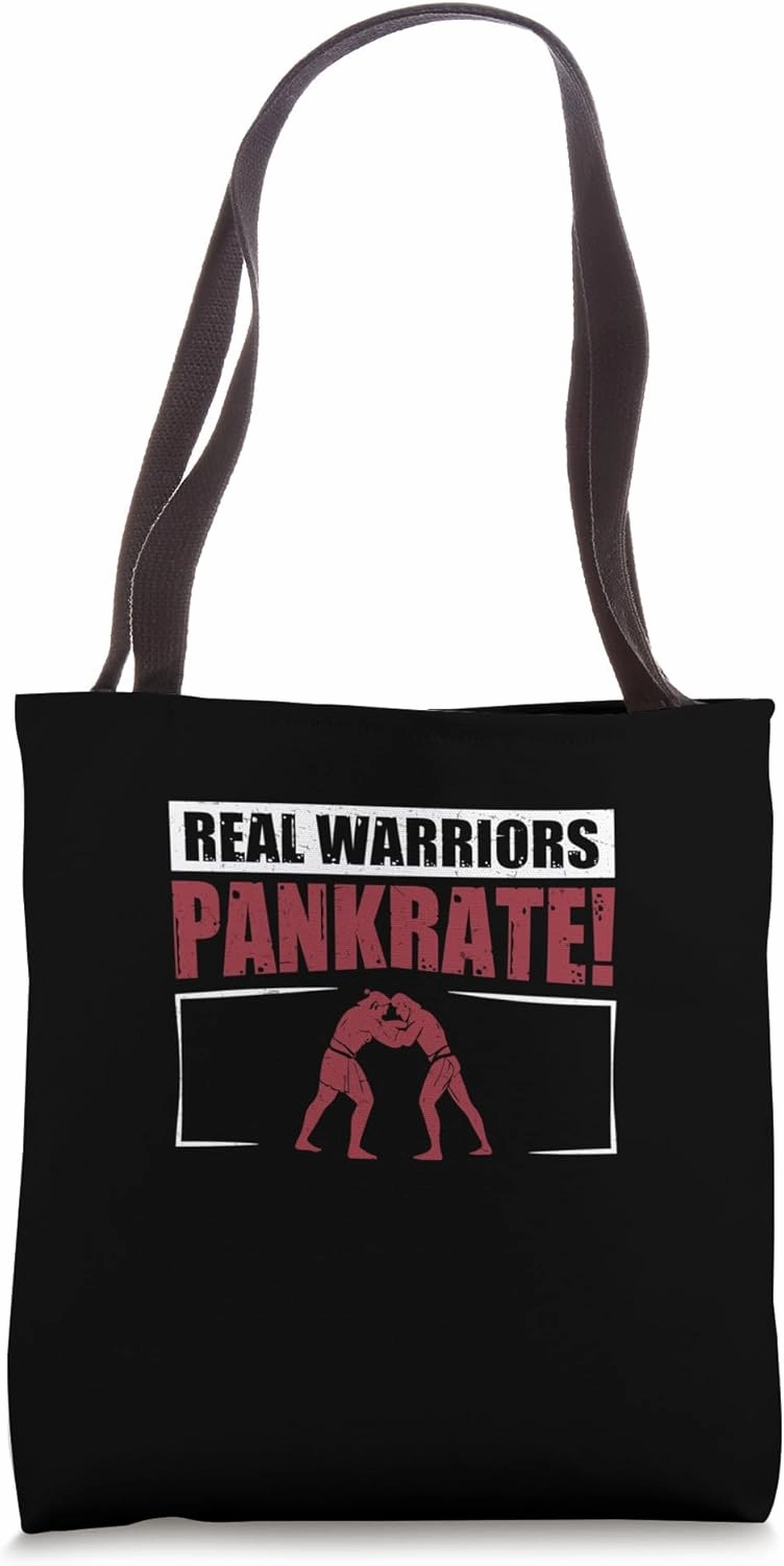 Real Warriors Pankrate Awesome Greek Pankration Pankratiasts Tote Bag