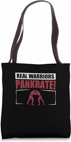 Real Warriors Pankrate Awesome Greek Pankration Pankratiasts Tote Bag