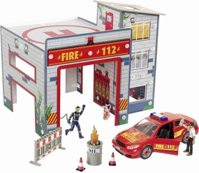 Revell 00850 Spielset Feuerwache Playset Fire Station, Multi Colour, 47x35x36,5cm