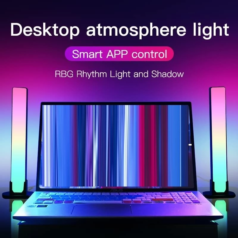 RGB Smart Music Sync LED Lamp with IR Remote and Smart APP