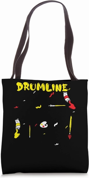 Rhythmic Art Passion: Drumline - Art Sayings Tote Bag