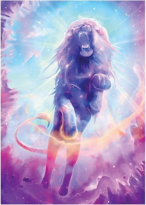 Roar of the Heavens Fantasy Lion Puzzle For Adults And Kids | Difficult 1000 Piece Jigsaw Puzzle Toy | Fun Quarantine Gift | Interactive Brain Teaser Challenge For Game Night | 28 x 20 Inches
