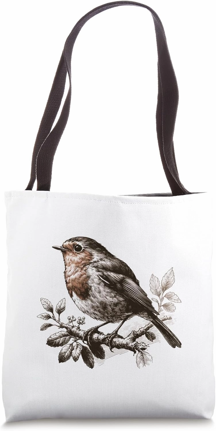 Robin Garden Birds Songbirds Tote Bag