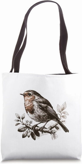Robin Garden Birds Songbirds Tote Bag