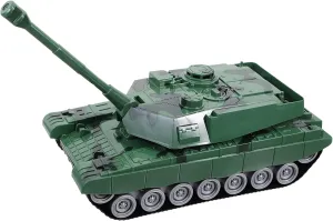 Rotatable Turret Tank Model Playthings for War Scene Ornaments Decoration Realistic Rotation Present for Collectors