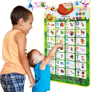 Rynx | Just Smarty Interactive Alphabet Learning Poster | Toddler Toys | Toddler Toys Age 2-4 | Boys Toys | Children's Toys 2 3 4 5 | Toys for 2 Year Old Boy | Toys for 3 Year Old Boys | Toys for 2 Year Old Girls