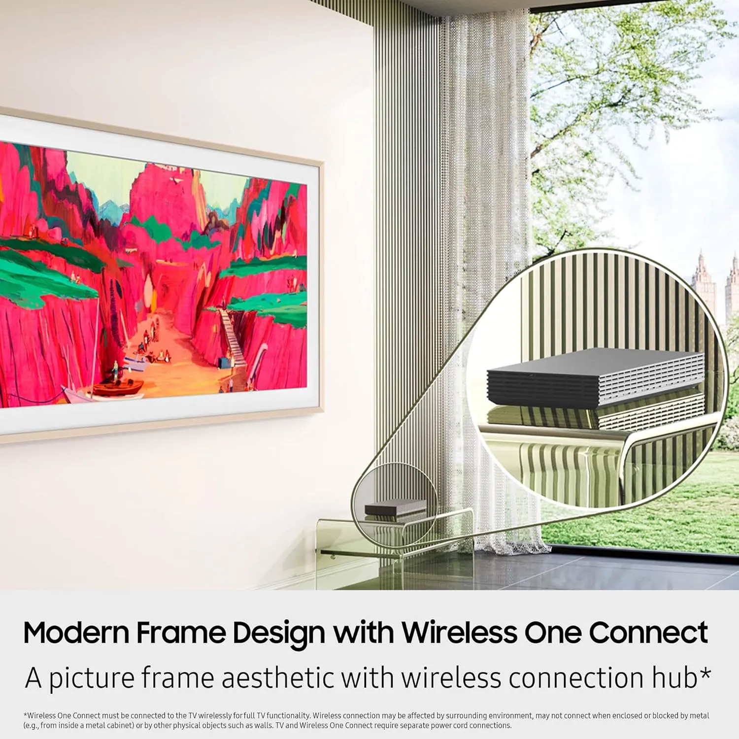 SAMSUNG 65-Inch Class The Frame Pro LS03FW 4K Neo QLED Mini LED Smart TV (2025 Model) Modern Frame Design with Wireless One Connect, NQ4 AI Gen3 Processor, Art Mode, Samsung Vision AI, Alexa Built-in