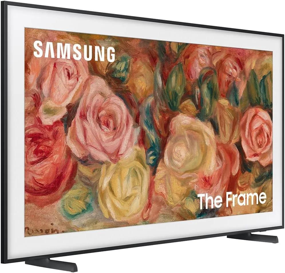 SAMSUNG 85-Inch Class QLED 4K LS03D The Frame Series Quantum HDR Smart TV w/Dolby Atmos, Art Mode, Anti-Reflection, Customizable Frame, Slim Fit Wall Mount with Alexa Built-in (QN85LS03D, 2024 Model)
