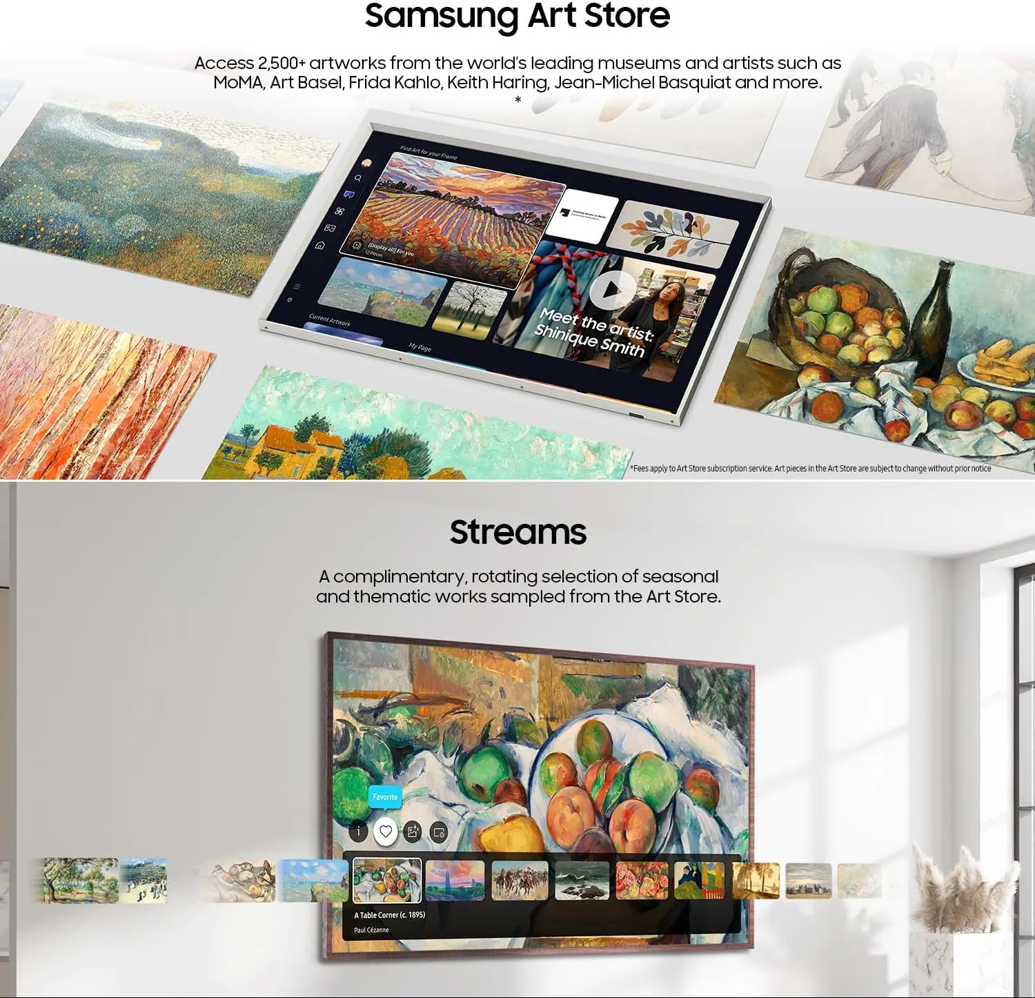 SAMSUNG 85-Inch Class QLED 4K LS03D The Frame Series Quantum HDR Smart TV w/Dolby Atmos, Art Mode, Anti-Reflection, Customizable Frame, Slim Fit Wall Mount with Alexa Built-in (QN85LS03D, 2024 Model)