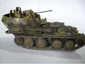 Sd Kfz 140 Ausf M Flakpanzer 38(t) Gepard German Tank Model Kit 1/35 Scale - Military WW2 Tank Miniatures Plastic Model Set Army Vehicle Building Kit with Assembly Instructions in Russian Language
