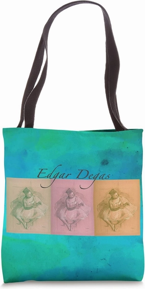Seated Dancer Drawing Remixed from Edgar Degas Tote Bag