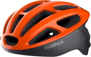 Sena R1 Smart Communications Helmet (Electric Tangerine, Large)