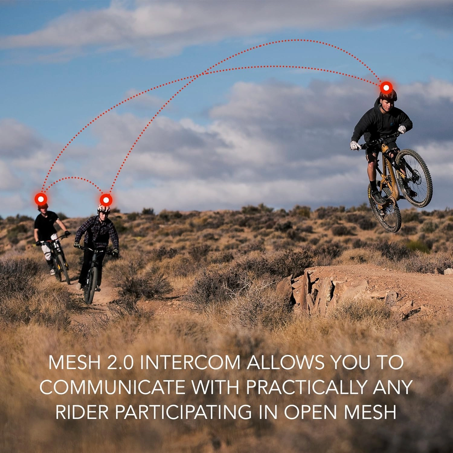 Sena M1 / M1 EVO Bluetooth and Mesh Intercom Smart Communications Mountain Bike Helmets