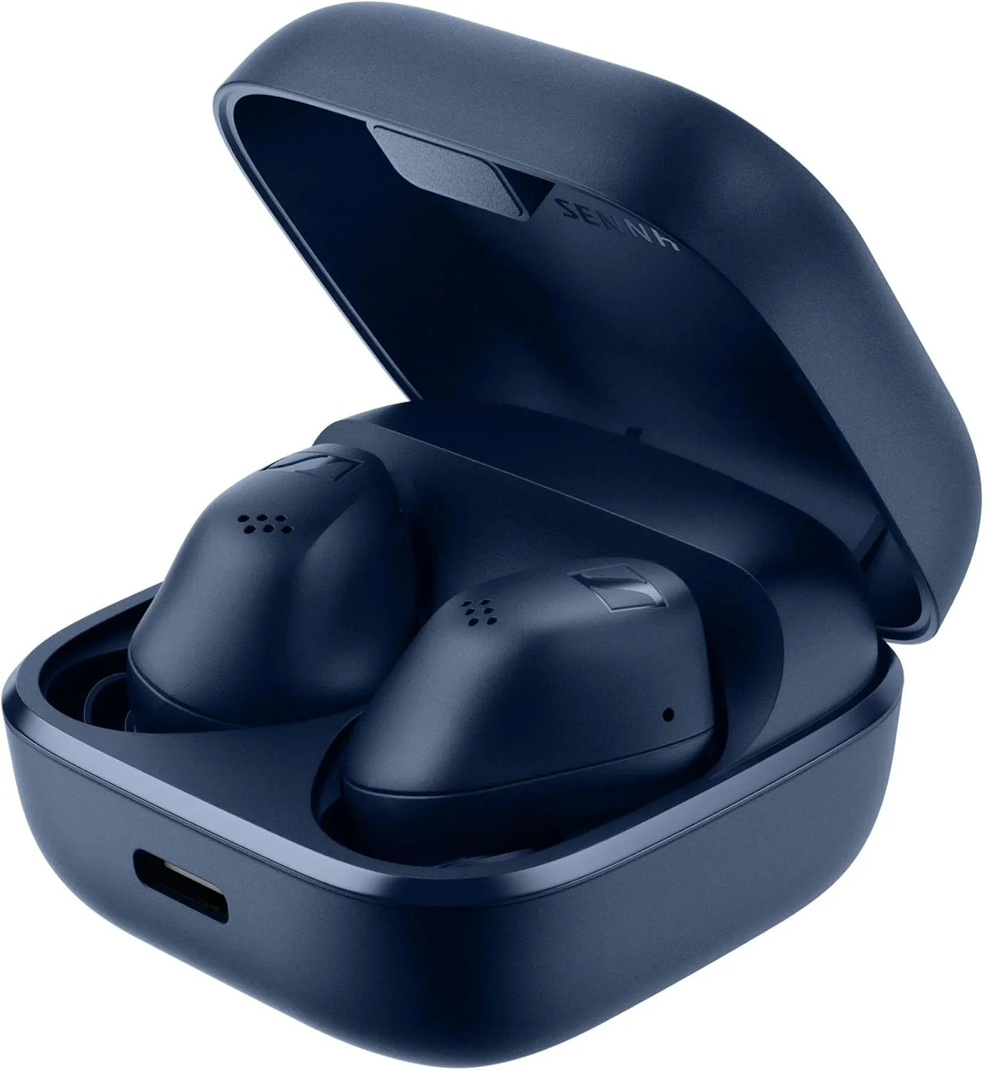 Sennheiser ACCENTUM True Wireless Earbuds - Crystal-Clear Sound with Hybrid ANC, Ergonomic Design, 28-Hour Battery Life, Touch Interface and Dual Mic Call Quality - Blue