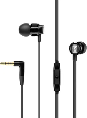 Sennheiser CX 300S In Ear Headphone with One-Button Smart Remote - Black