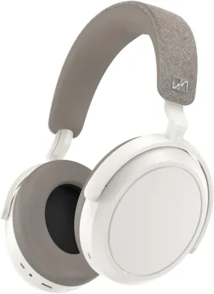 SENNHEISER Momentum 4 Wireless Headphones - Bluetooth Headset for Crystal-Clear Calls with Adaptive Noise Cancellation, 60h Battery Life and Customizable Sound, White (Renewed)