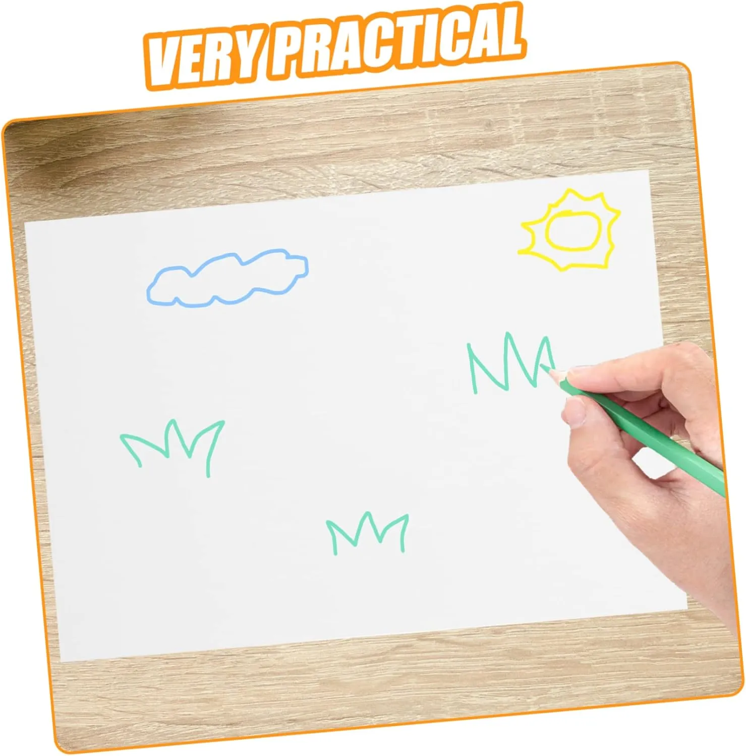 SEWACC 50sheets Blank Watercolor Drawing Paper Art Paper for Boys and Girls and Artists Smooth for Sketching and Painting for Home and School Use
