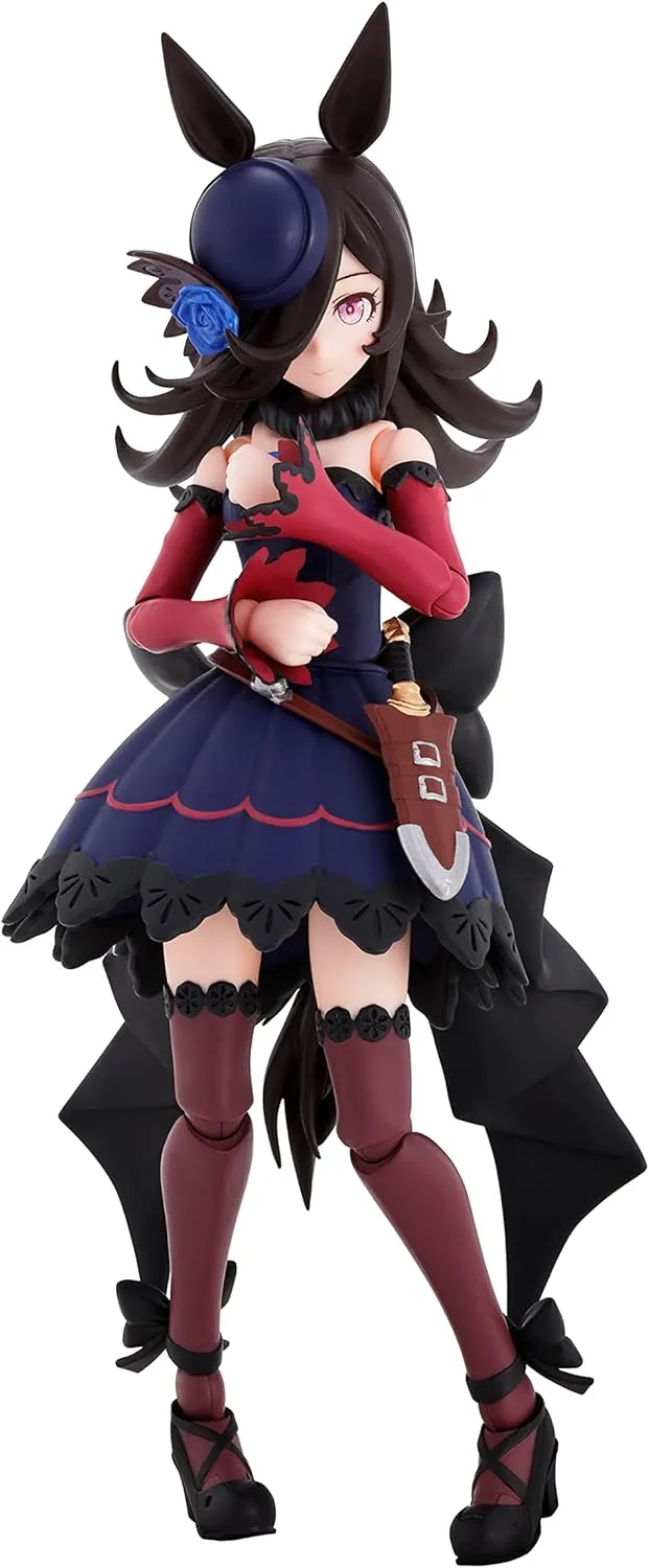 S.H. Figuarts Uma Musume Pretty Derby Rice Shower, Approx. 4.7 inches (120 mm), ABS & PVC Pre-painted Action Figure