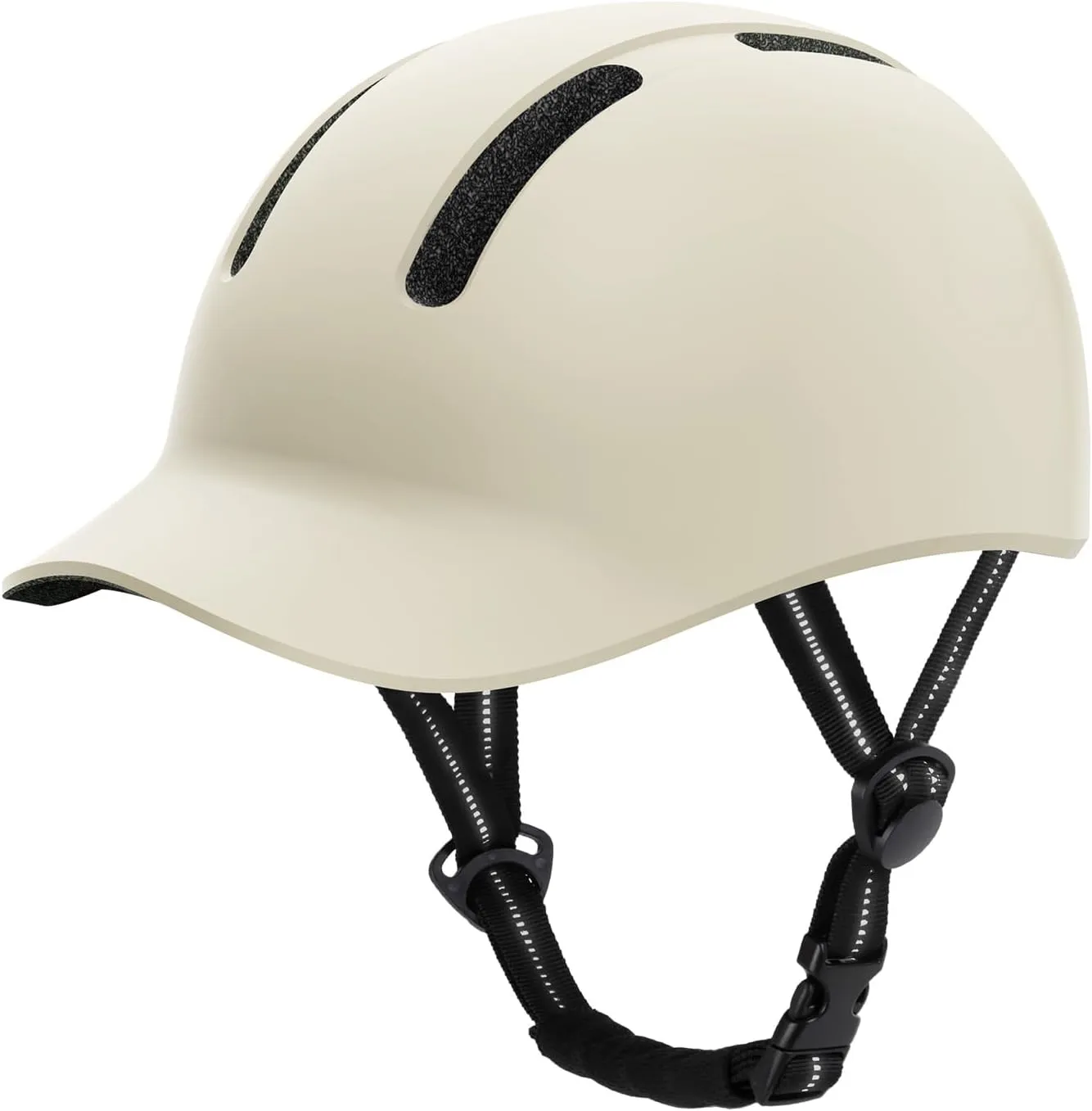 Shinmax Bike Helmet - Lightweight Adjustable Baseball Cap Style Cycling Helmet with Long Visor, Reflective Strip, for Urban Commuter, Mountain & Road Biking