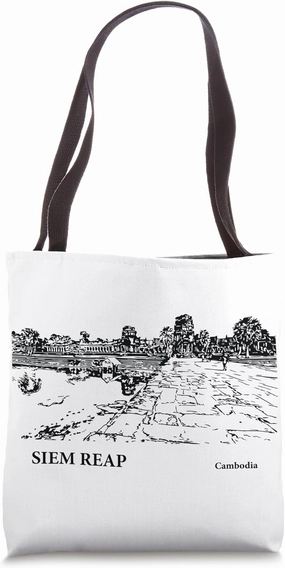 Siem Reap Cambodia Tote Bag
